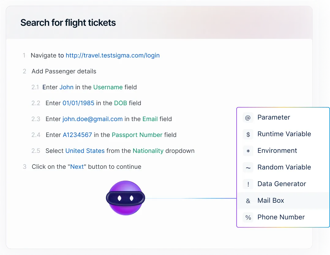 Dynamic Data-Driven Testing