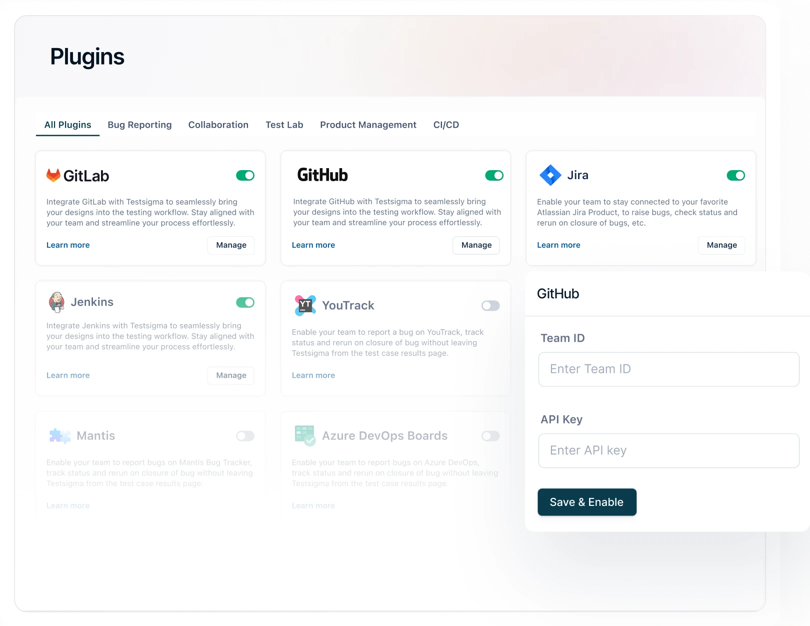 Integrated Automated API Testing | Testsigma