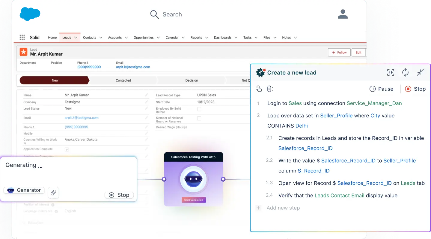 Salesforce Testing Salesforce Testing