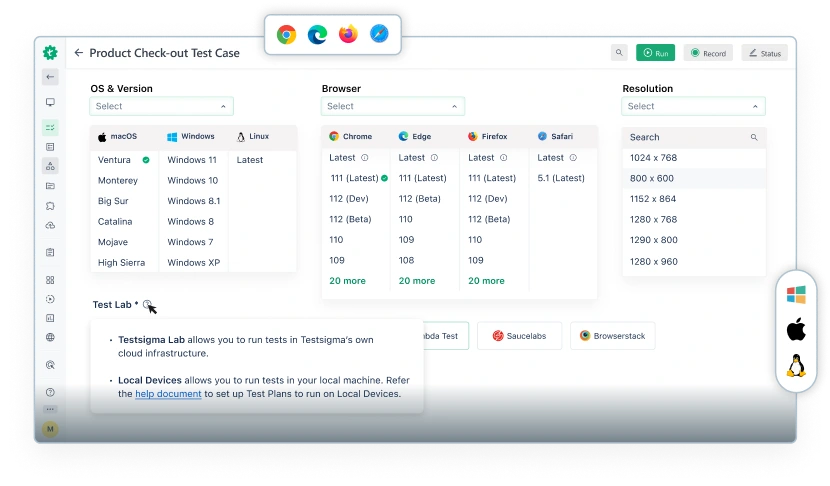 Testsigma Agentic Test Automation Tool