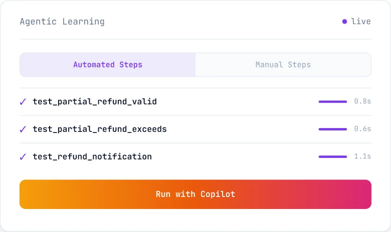Run the new tests Run the new tests