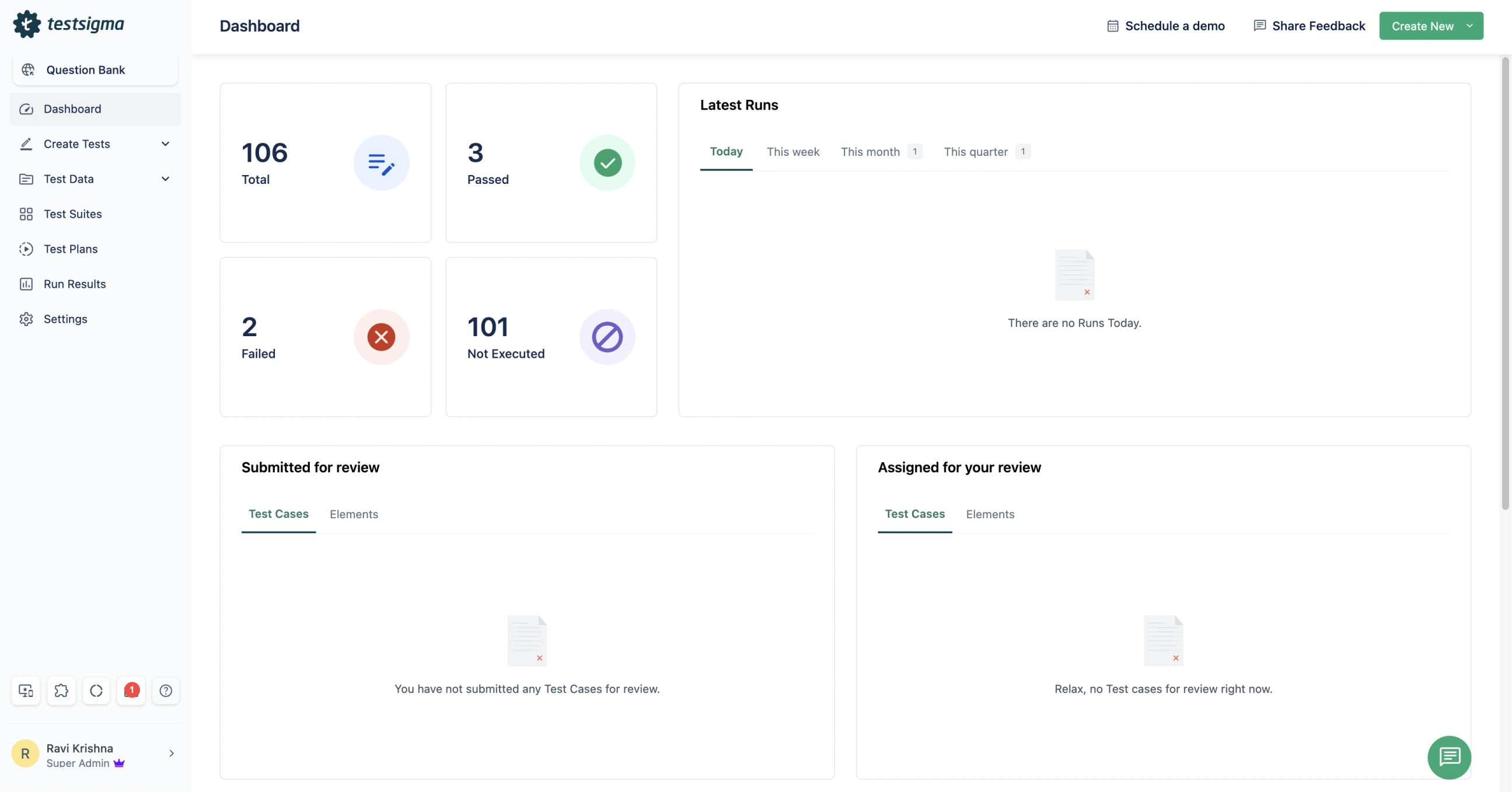 API testing with Testsigma