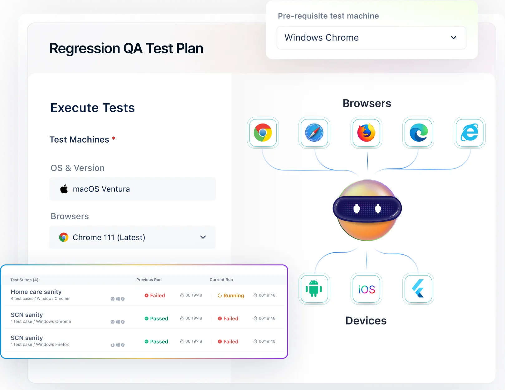 Scale tests on the cloud or run locally