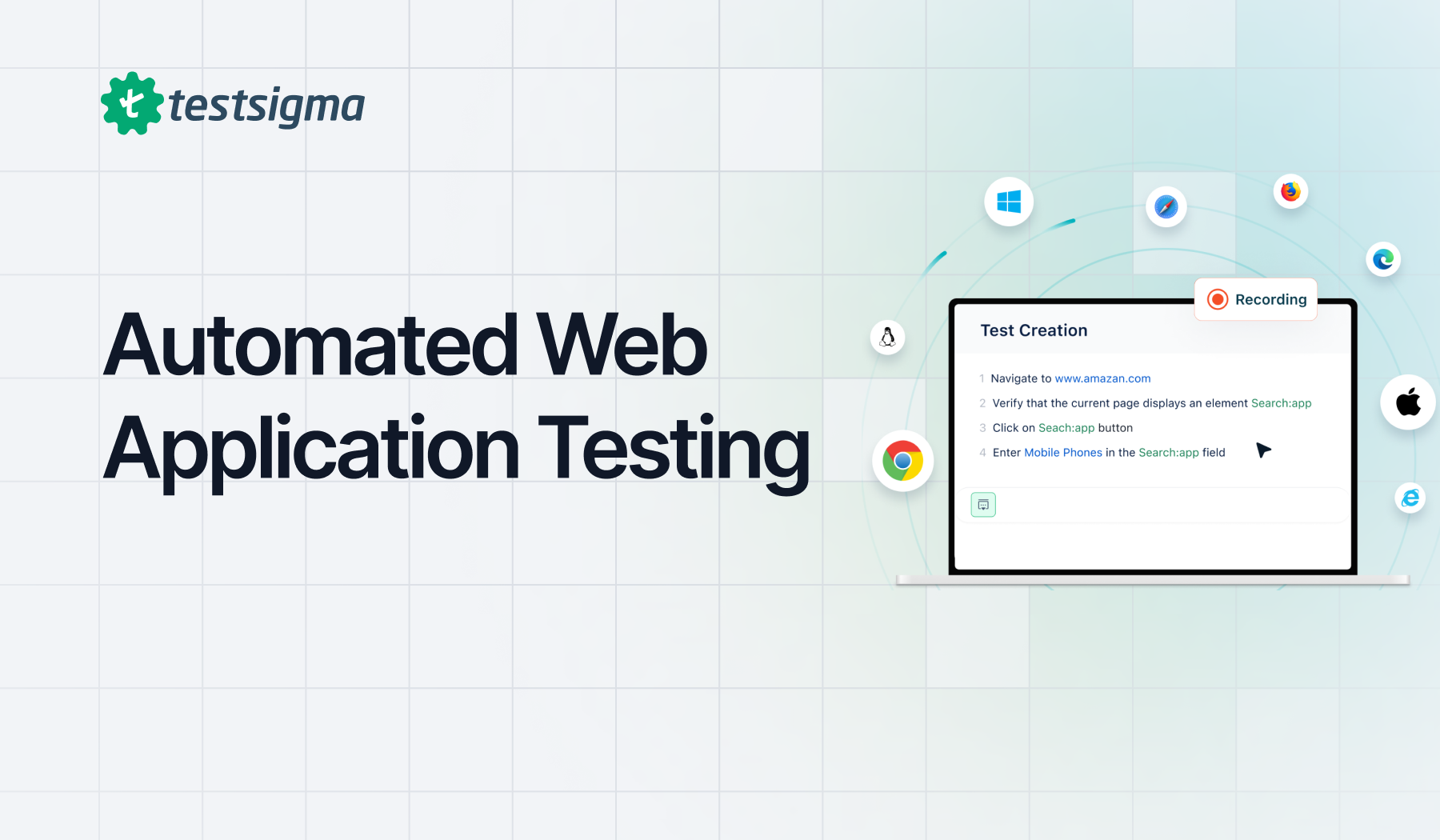 GenAI-powered, Codeless Web App Test Automation