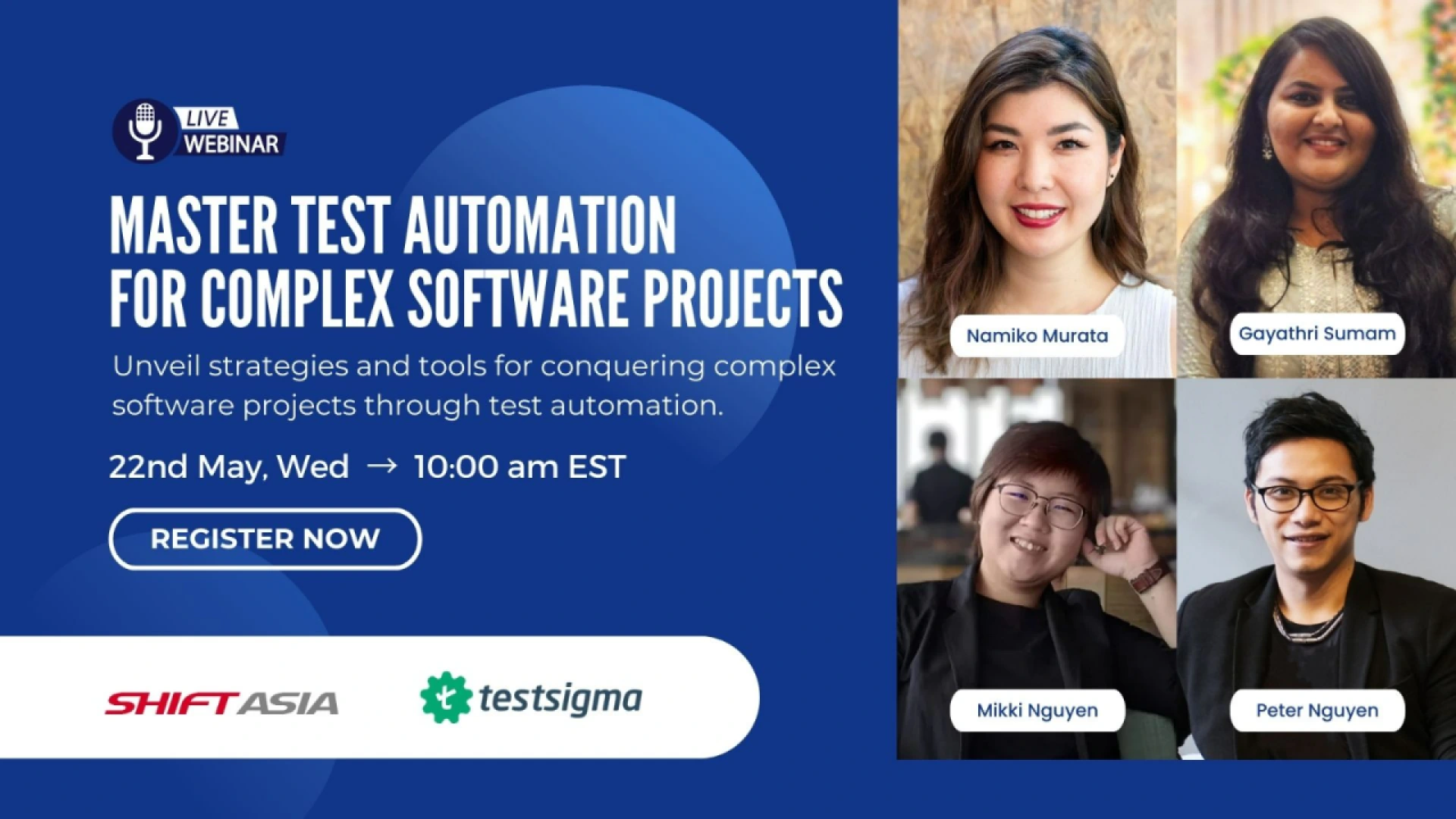 Master Test Automation for Complex Software Projects Master Test Automation for Complex Software Projects