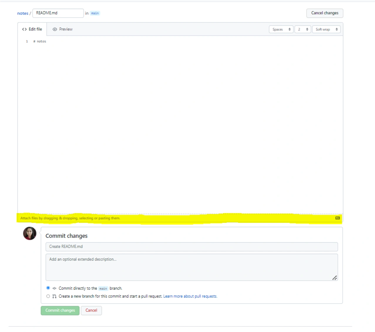 attach files and commit changes attach files and commit changes