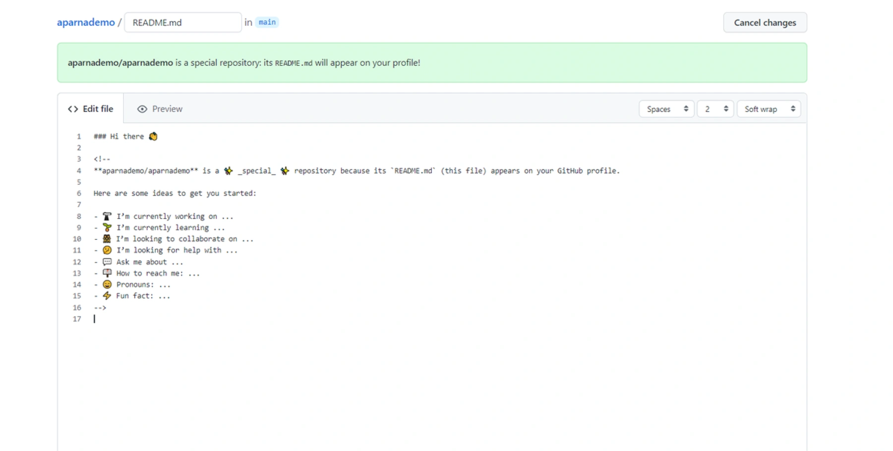 updated readme file