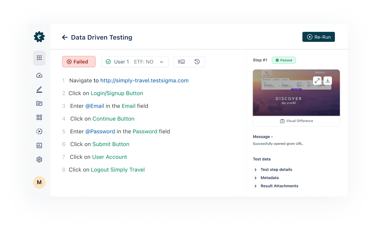 Testsigma - Create an account