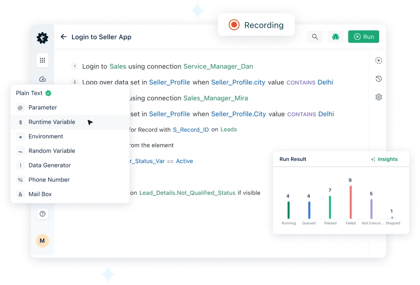 Testsigma Agentic Test Automation Tool