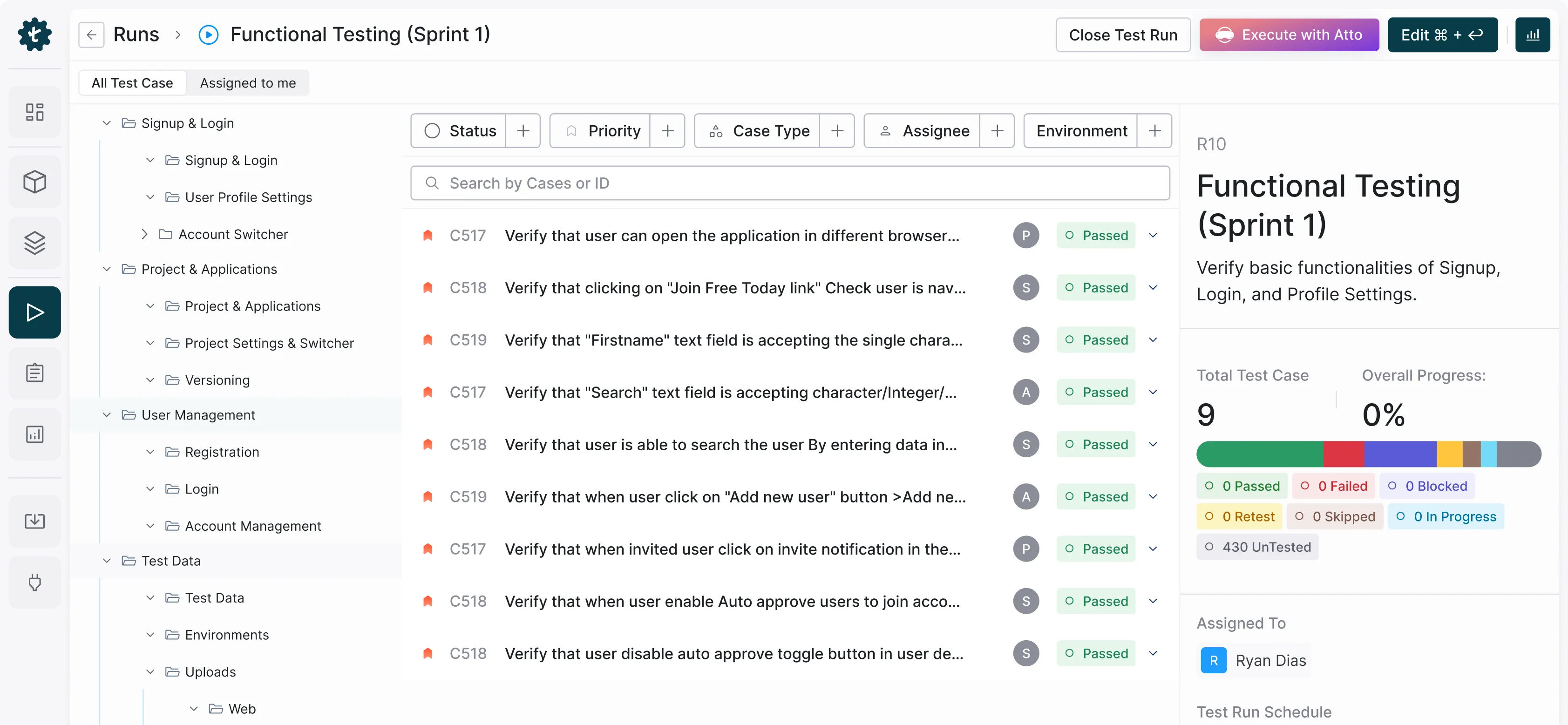 Testsigma - Test management tool