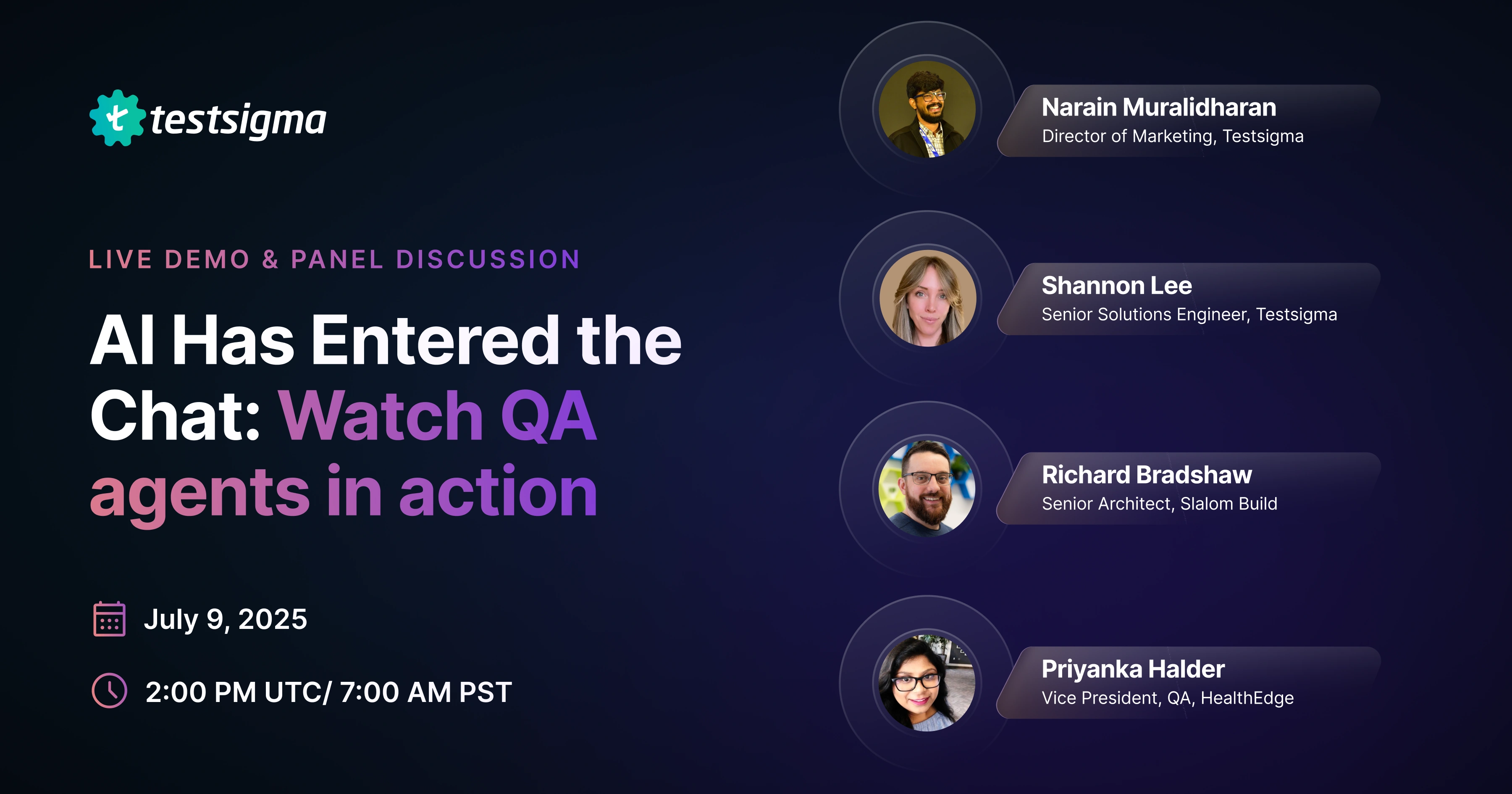 Testsigma Webinar Testsigma Webinar
