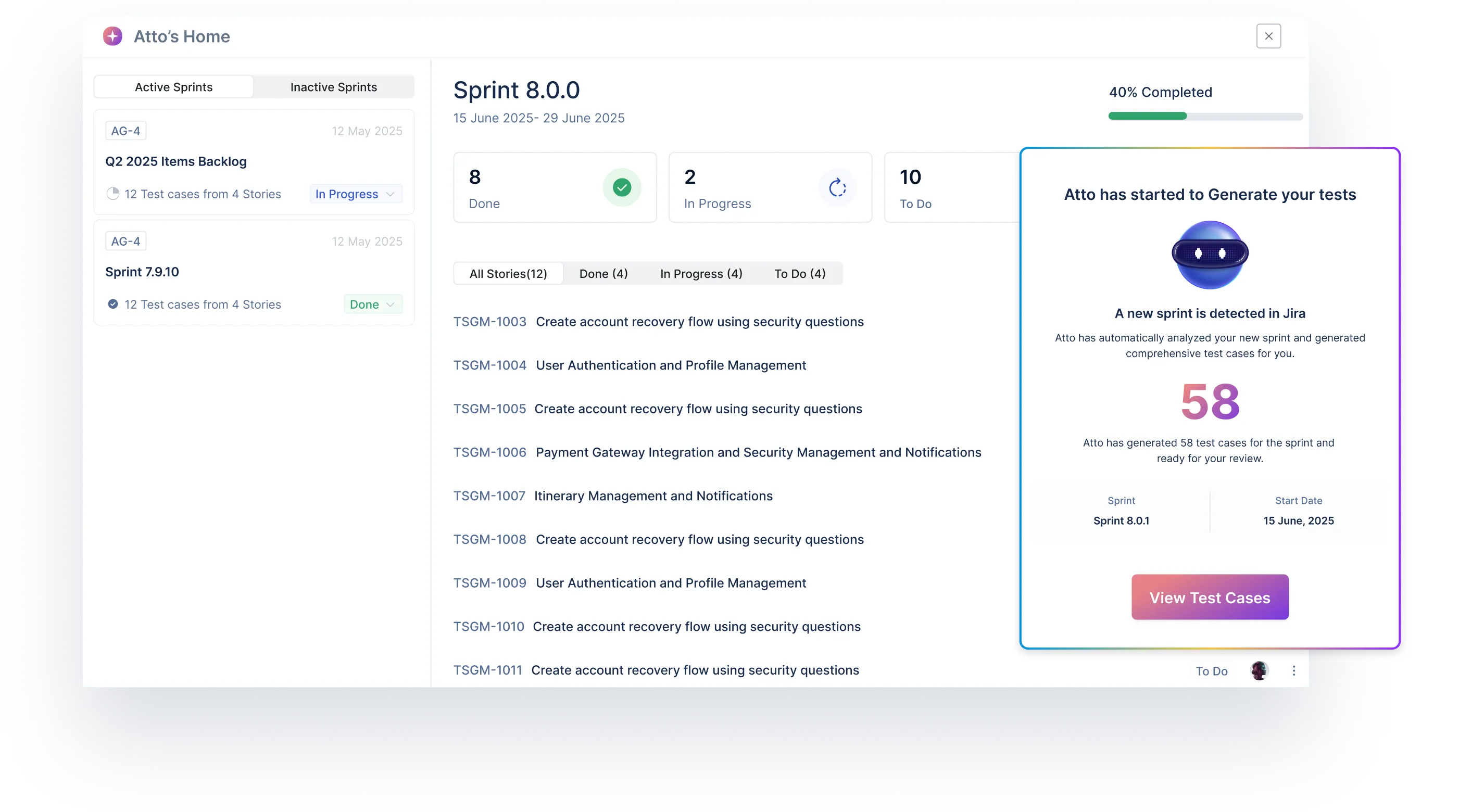 The Sprint Planner The Sprint Planner
