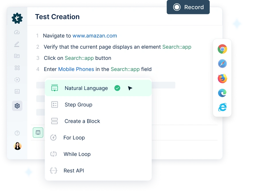 Testsigma Agentic Test Automation Tool